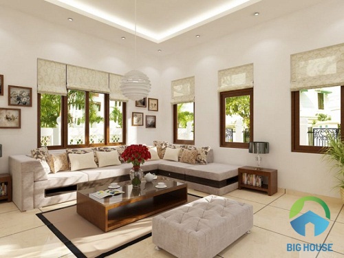 chọn kích thước gạch lát nền bạch mã cho phòng khách